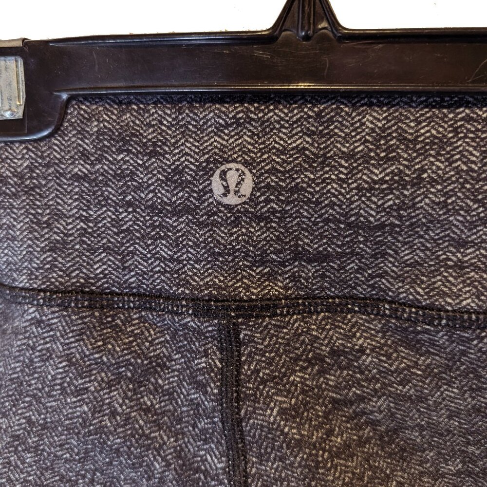 Brown Herringbone Lululemon leggings Size 2